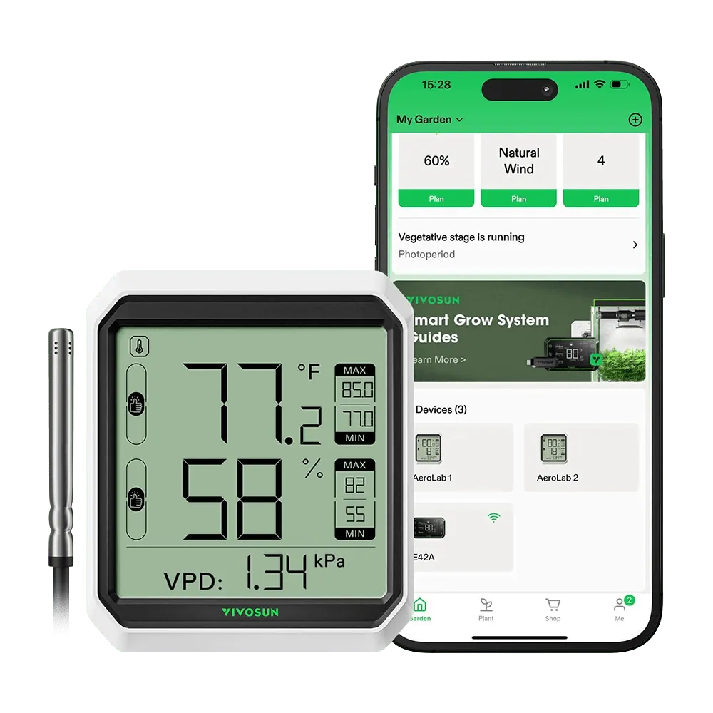 Hygrowmeter Vivosun Aerolab